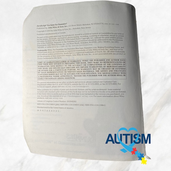 4/$12 💥 JavaScript for Kids for Dummies Coding Book (592) - Picture 2 of 8